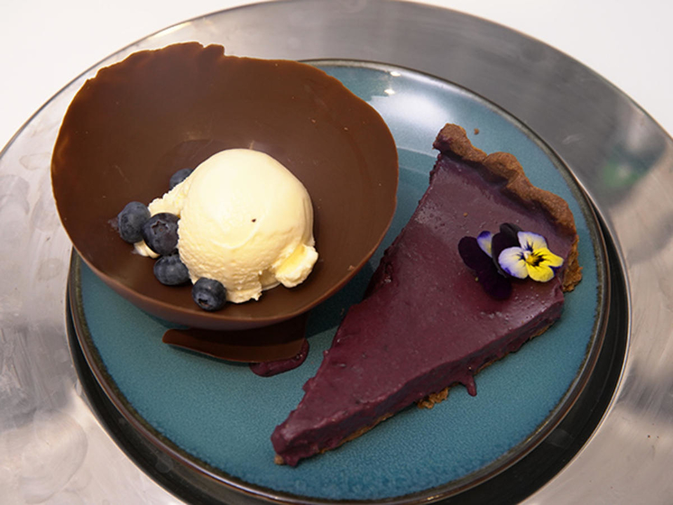 Tarte mit Heidelbeer-Füllung