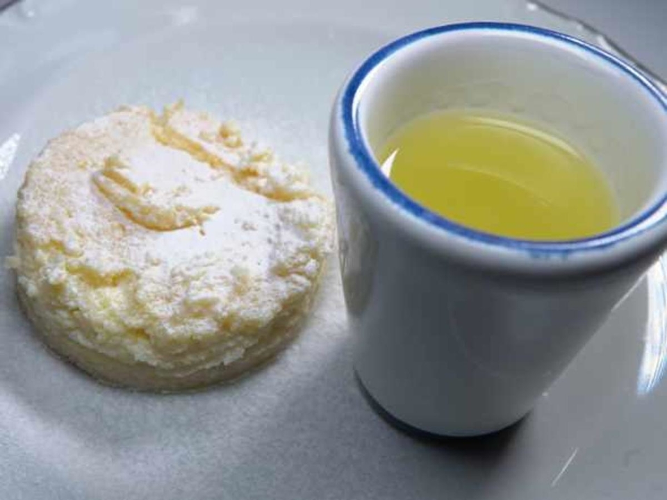 Limoncello-Tarte und Limoncello-Creme