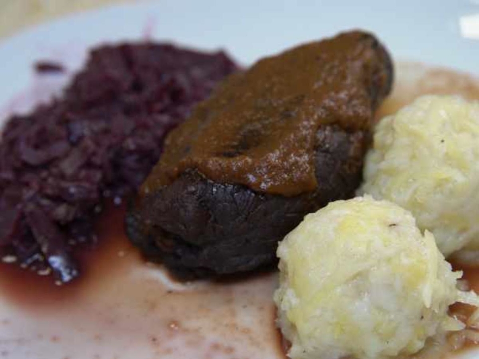 Rouladen mit Kraut und Klöße