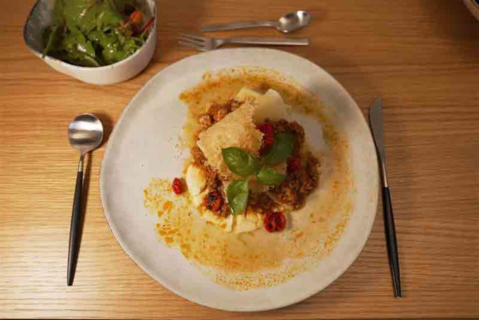 Offene Lasagne