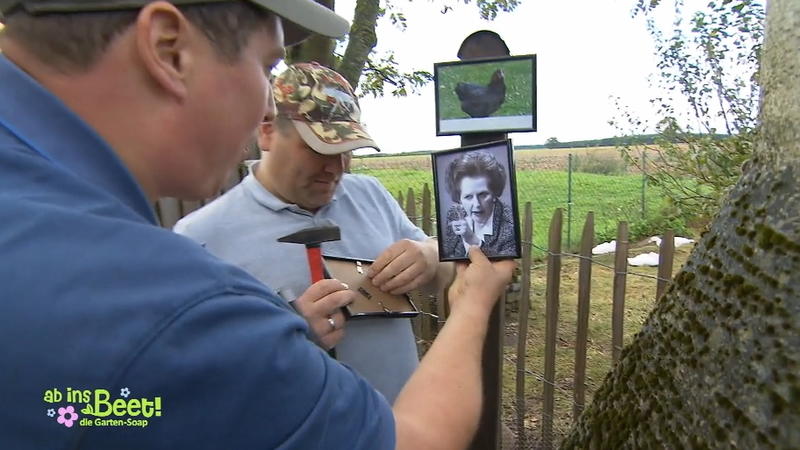 "Das ist das Englische Haupthuhn"