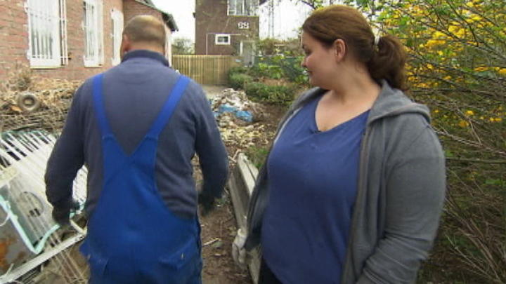 Im Garten von Sabine und Tim wird ordentlich geackert