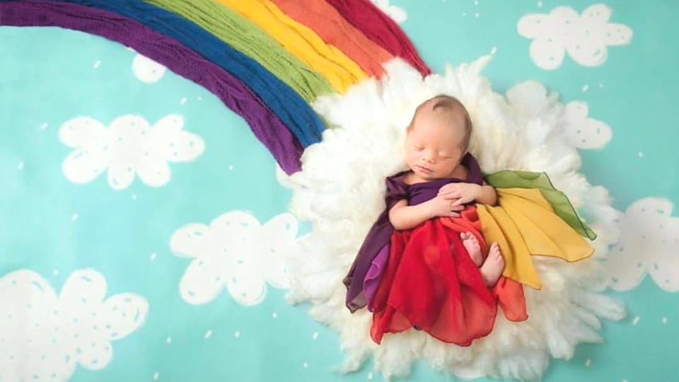 Regenbogenbabys: Traurige aber wunderschöne Botschaft