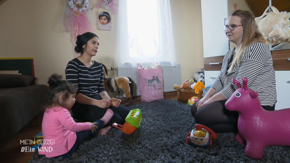 Leyla hat sich kurz vor der Geburt vom Vater getrennt