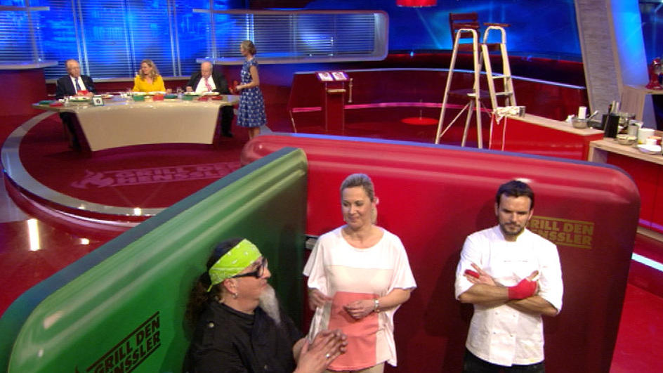 Das gewonnene Dessert kann Steffen Henssler nicht retten