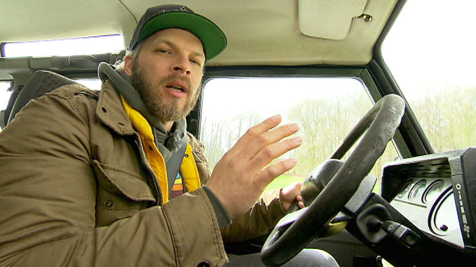 Mannschaftsbus der ungewöhnlichen Art