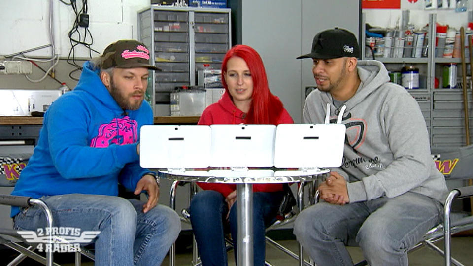 Für welchen Wagen entscheidet sich Nadine?
