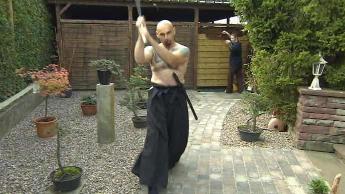 Peter macht den Samurai