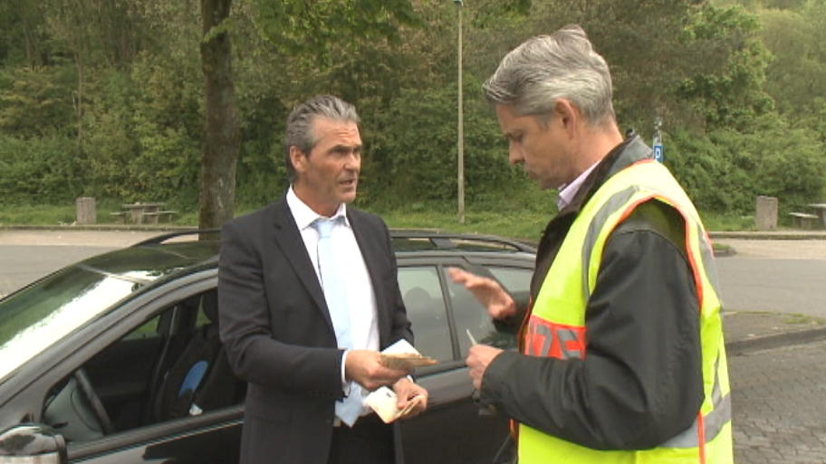 Bestechungsversuch auf dem Rastplatz