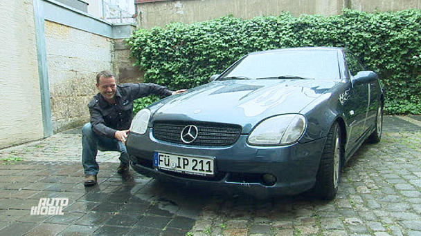 Verunstalteter Mercedes SLK - die Tuning-Profis rücken an