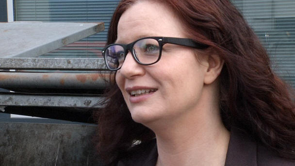 Mülltaucherin Talley Hoban im Backstage-Interview
