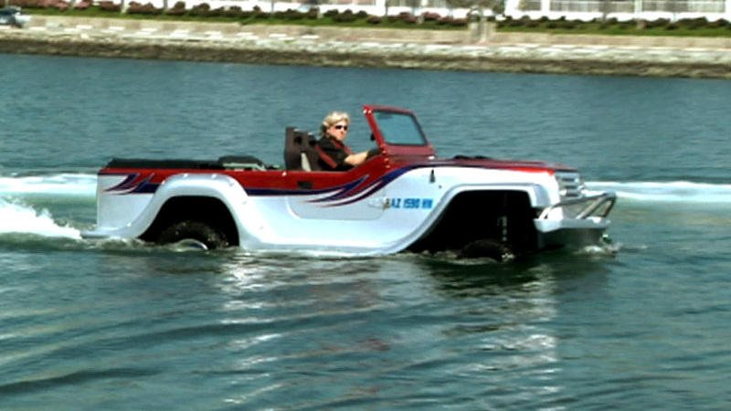 Amphibienfahrzeug mit 280 PS