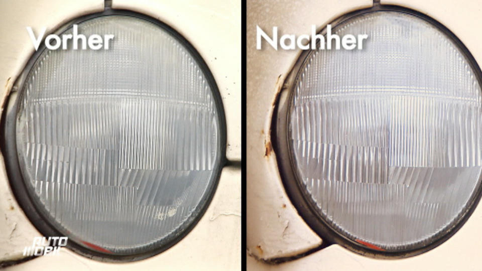 Was hilft gegen das Erblinden von Scheinwerfern?