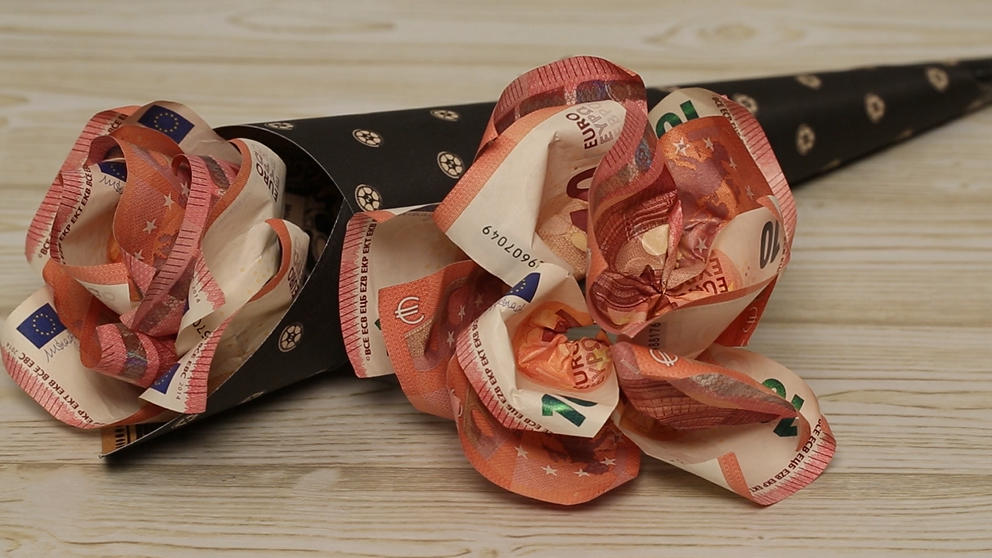 DIY: Geldgeschenk Blumenstrauß