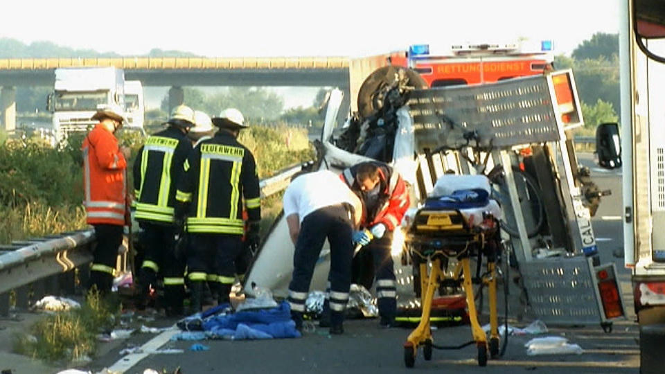 Unfallakte Emstal: Schwerer Crash auf der A30