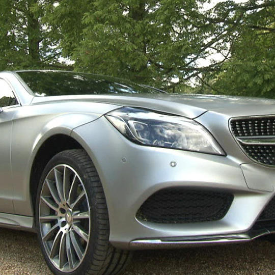 Mercedes präsentiert CLS-Facelift in England