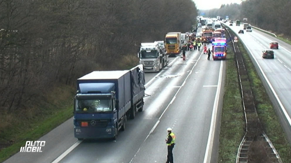 Unfallakte Ascheberg: Schwerer Lkw-Crash auf der A1