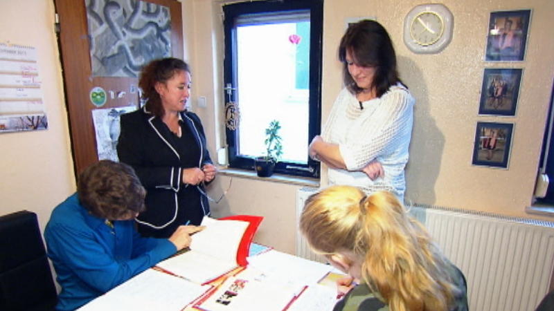 Daniela erzieht nach dem Motto "Ohne Fleiß kein Preis"