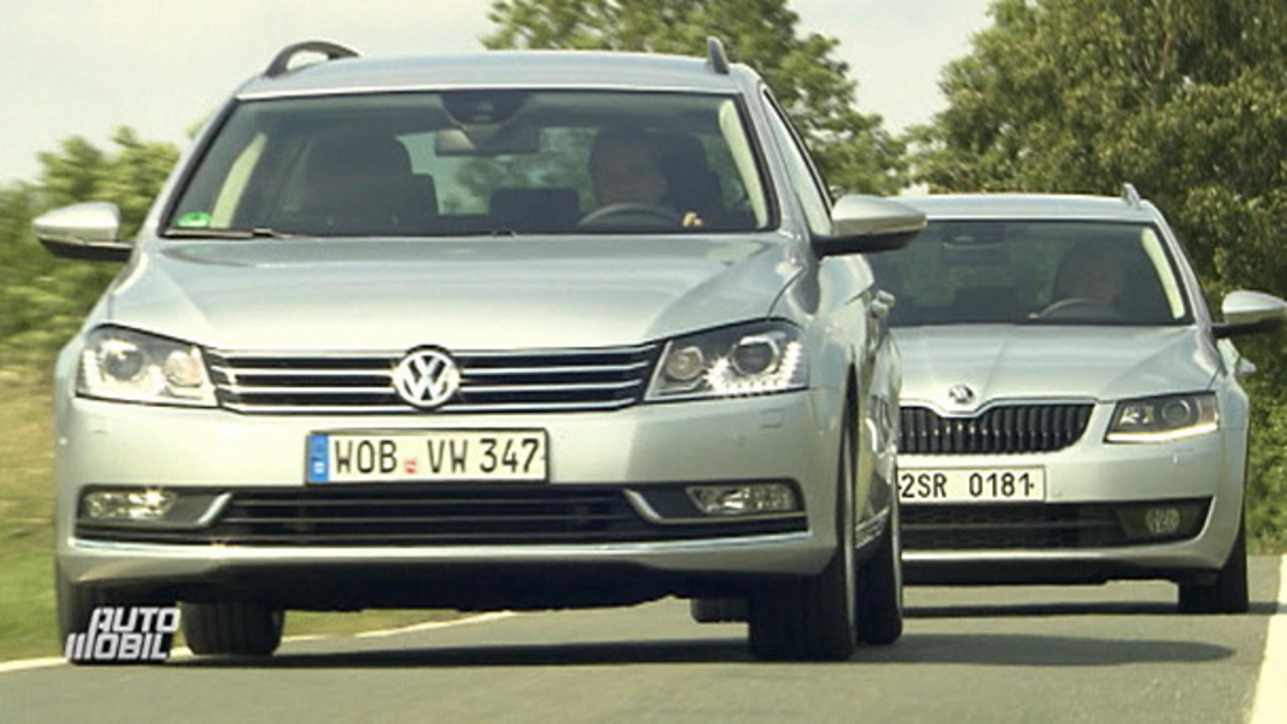 VW Passat Variant vs. Skoda Octavia Kombi