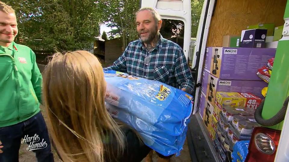 Pünktlich kommt die Spendenlieferung
