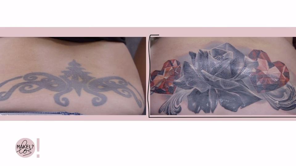 Nicole ist oihre Tattooosünde los
