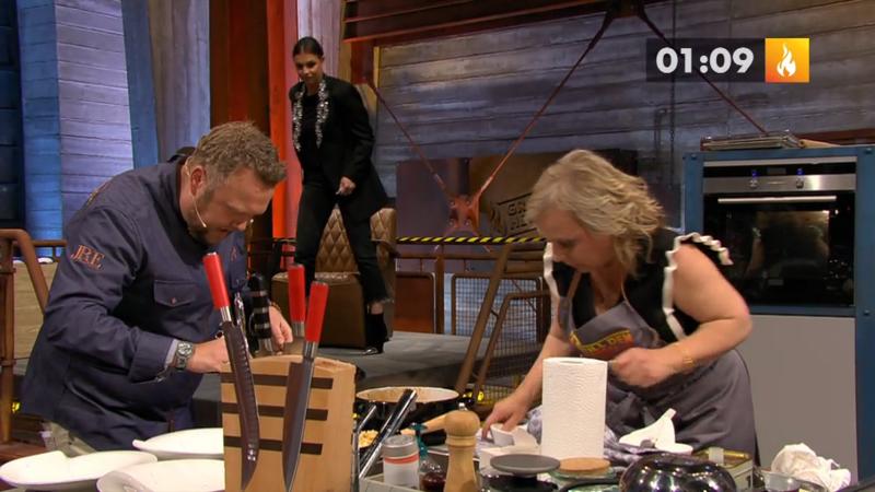 Zum Ende des Hauptgangs wird es hektisch