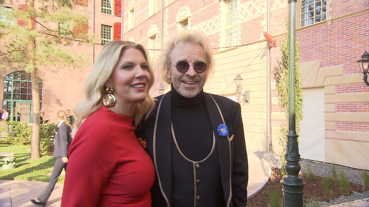 Thomas Gottschalk mit seiner Karina auf dem roten Teppich