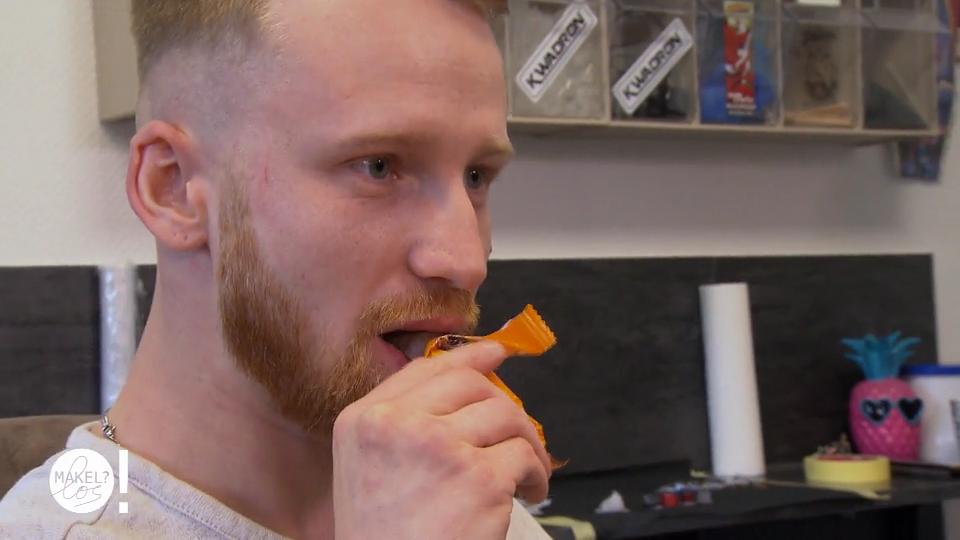 Für die letzten Stiche braucht Nico Nervennahrung