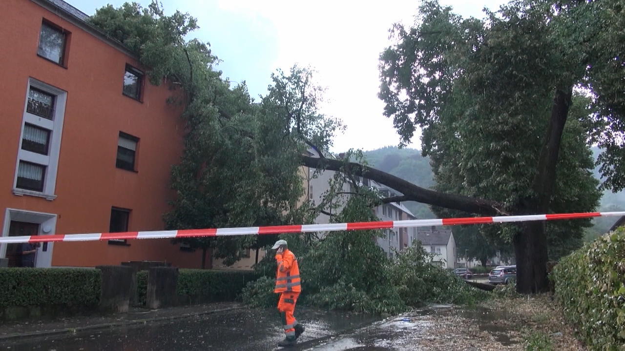 Schwere Unwetter in Trier
