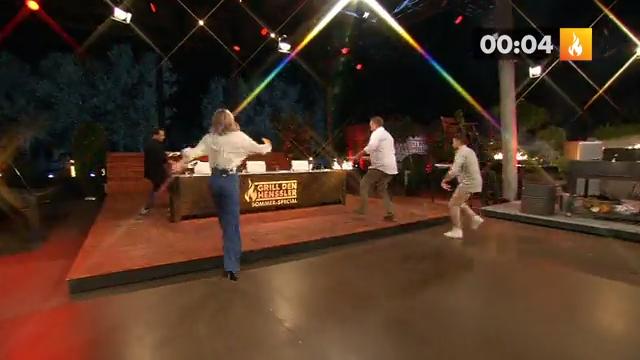 Der Hauptgang endet in totalem Stress