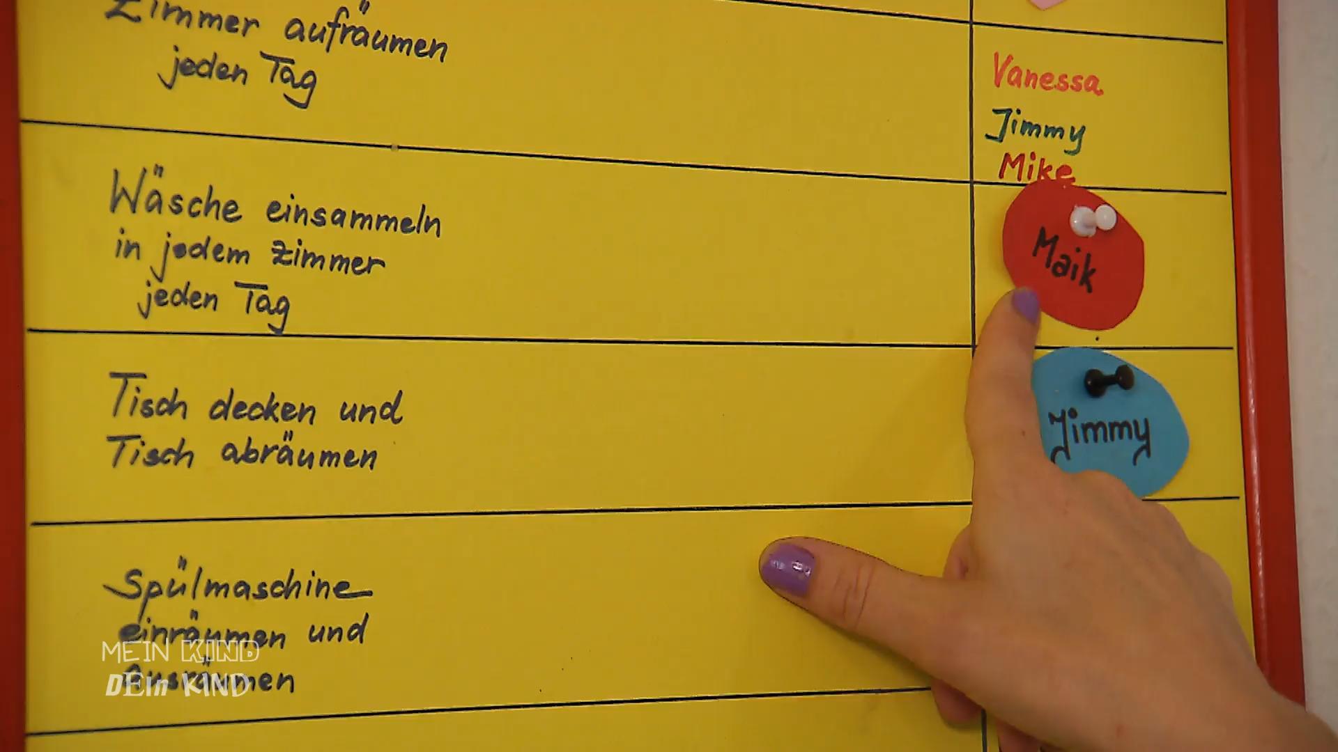Monikas Kinder haben ein Belohnungssystem