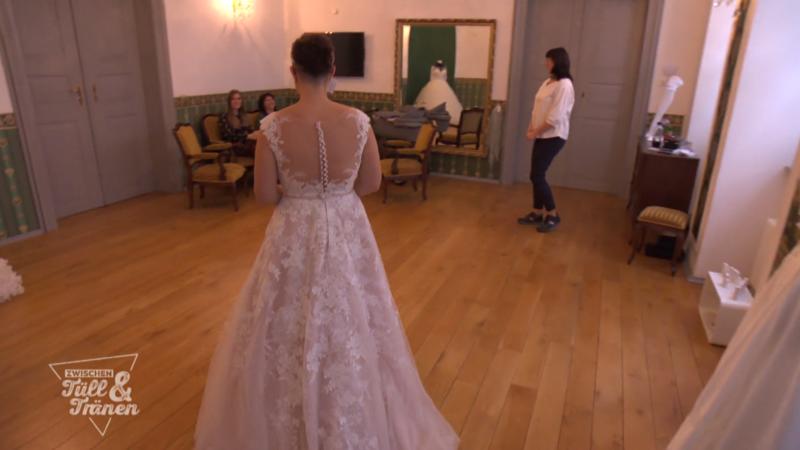 In diesem Kleid wird Franziska zum Altar schreiten