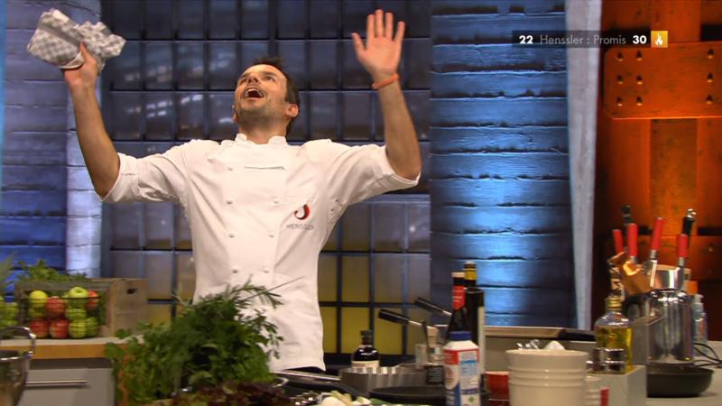 Der Henssler rettet seine Zigarren aus dem Ofen
