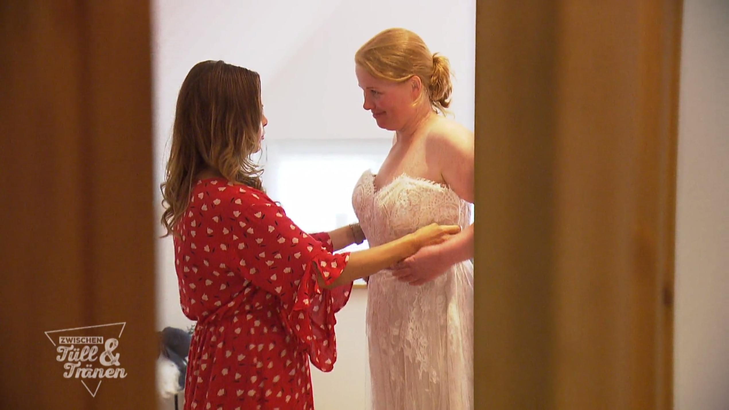 Kann das Brautkleid so schnell umgenäht werden?