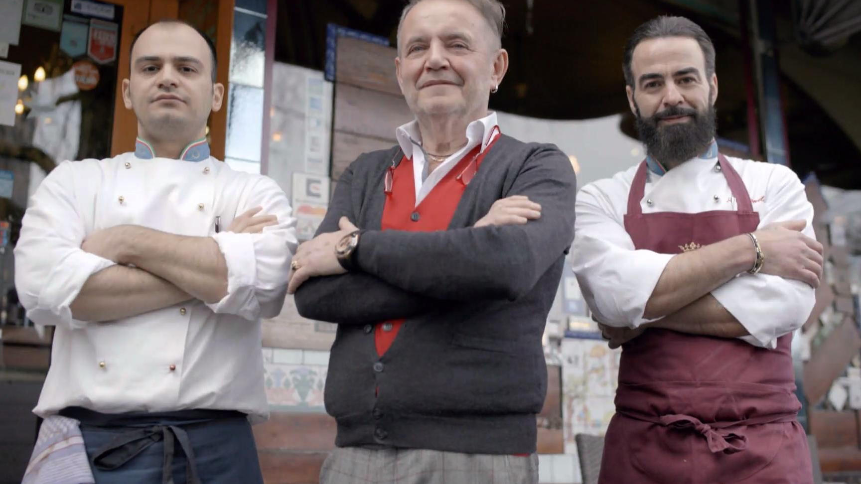 Das ist Rino Frattesi mit seinem Team