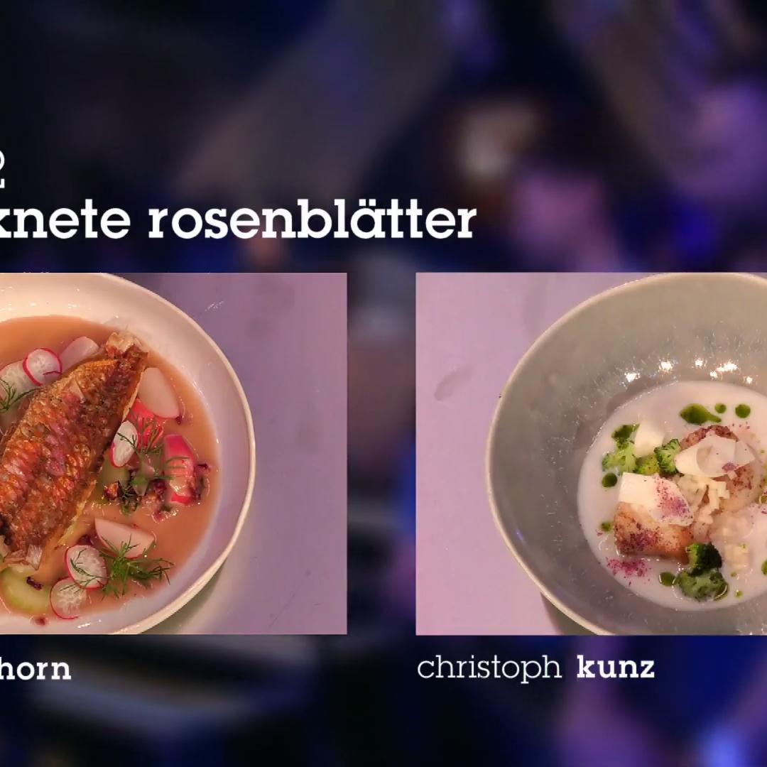 Tim Raue bewertet die Rosenblätter-Gerichte