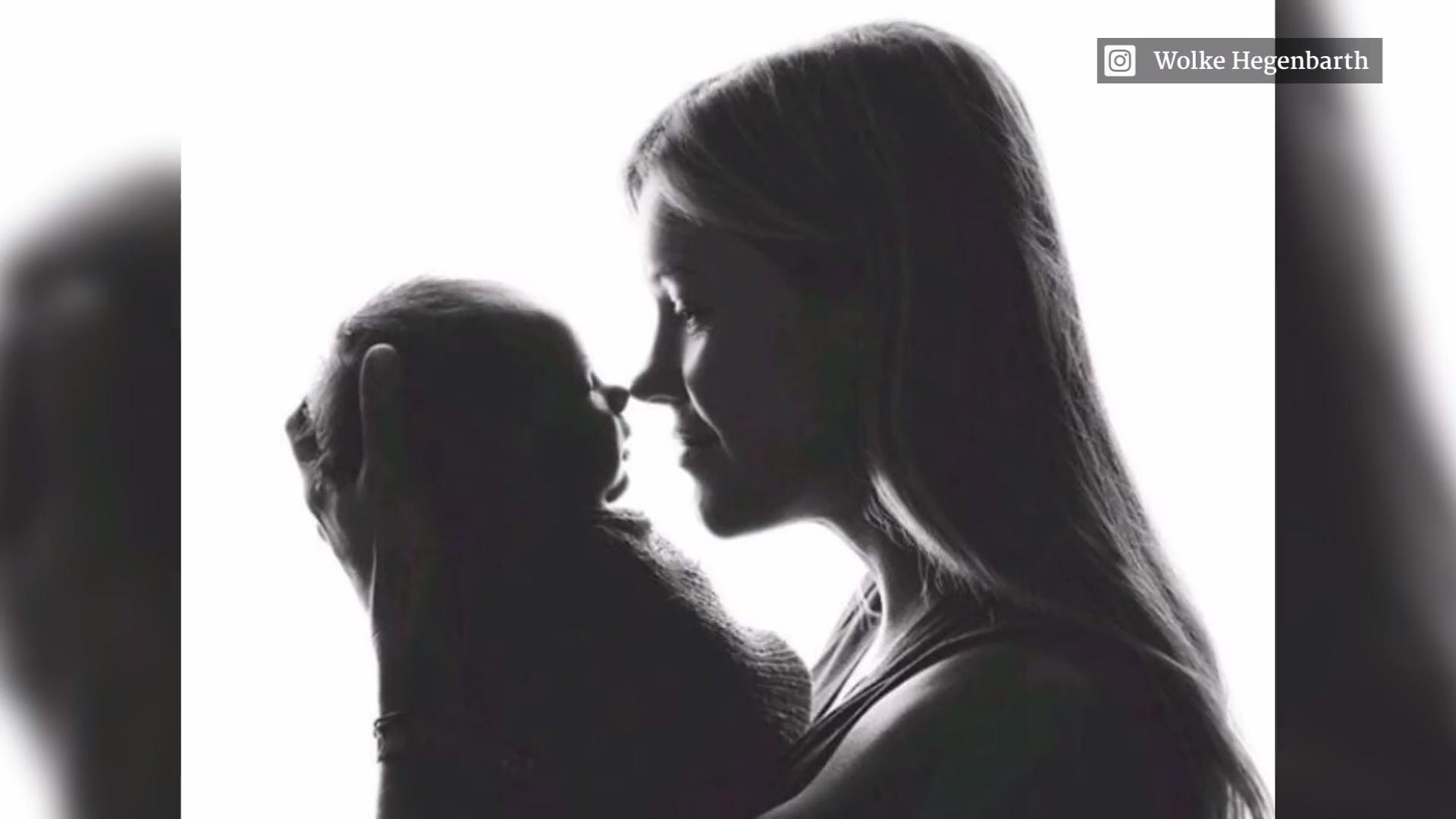 Wolke Hegenbarth: Zuckersüßes Fotoshooting mit Söhnchen Avi