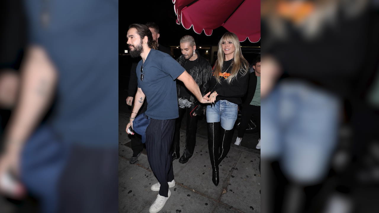 Heidi Klum bei Tokio Hotel Konzert