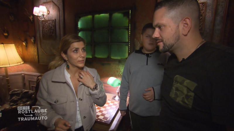 Traumauto-Übergabe im Escape-Room