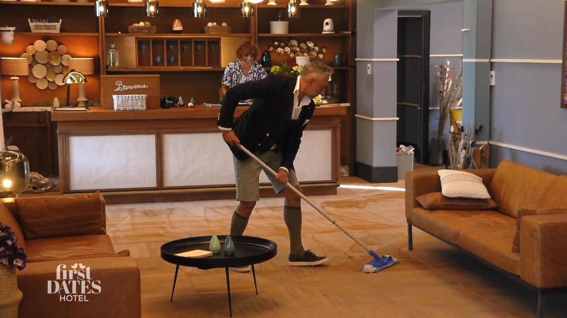 Der Chef packt mit an