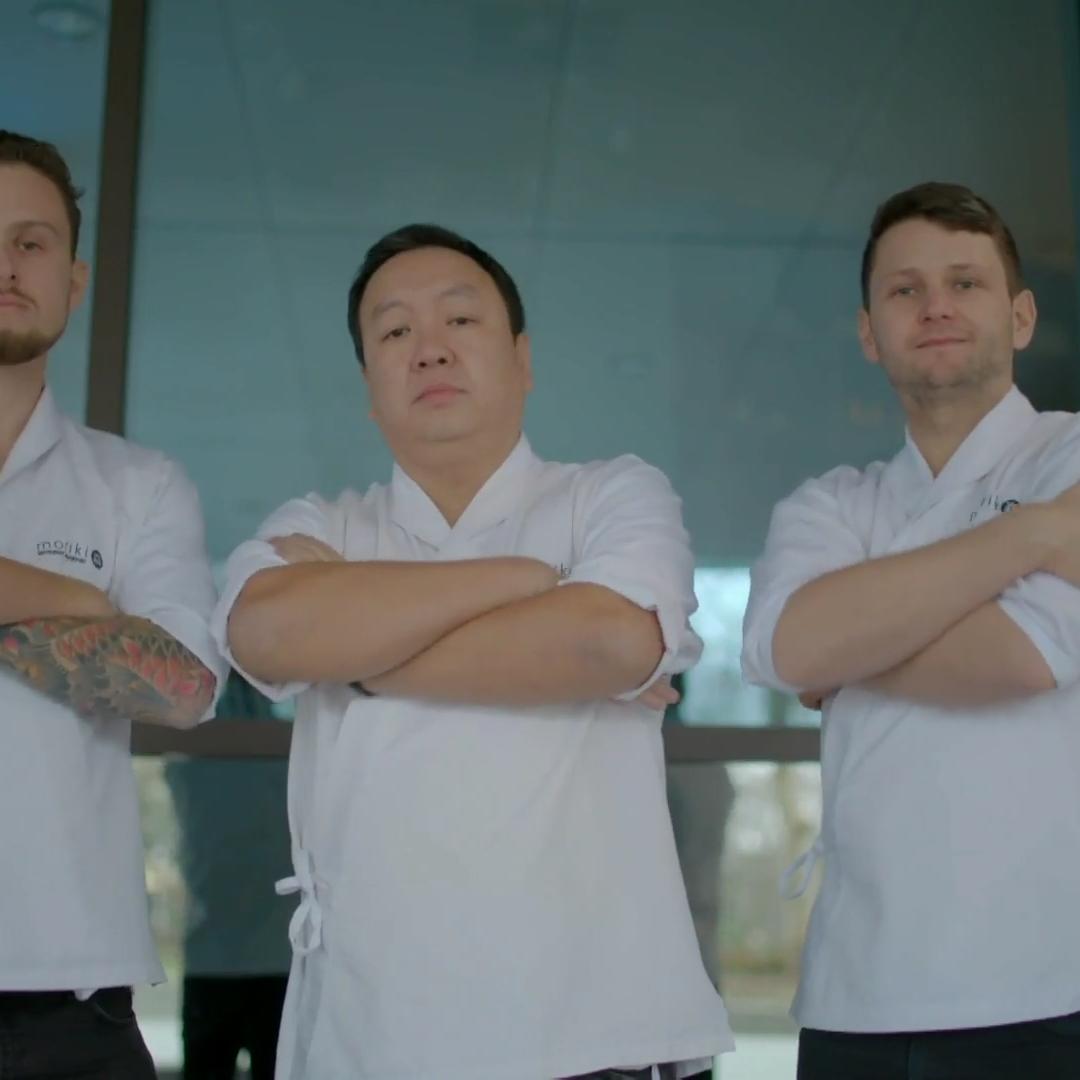 Das ist The Duc Ngo mit seinem Team