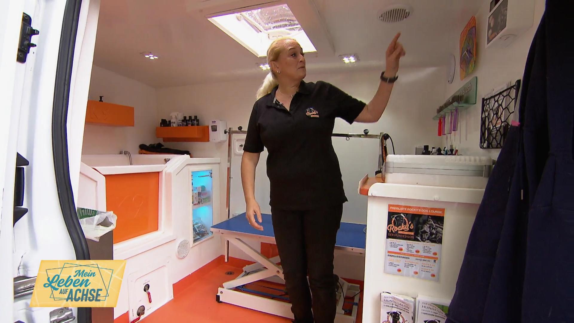 Wie sieht es in einem mobilen Hundesalon aus?