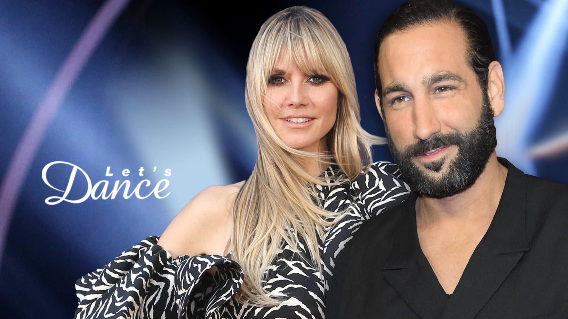 Massimo Sinato tanzt mit Heidi Klum