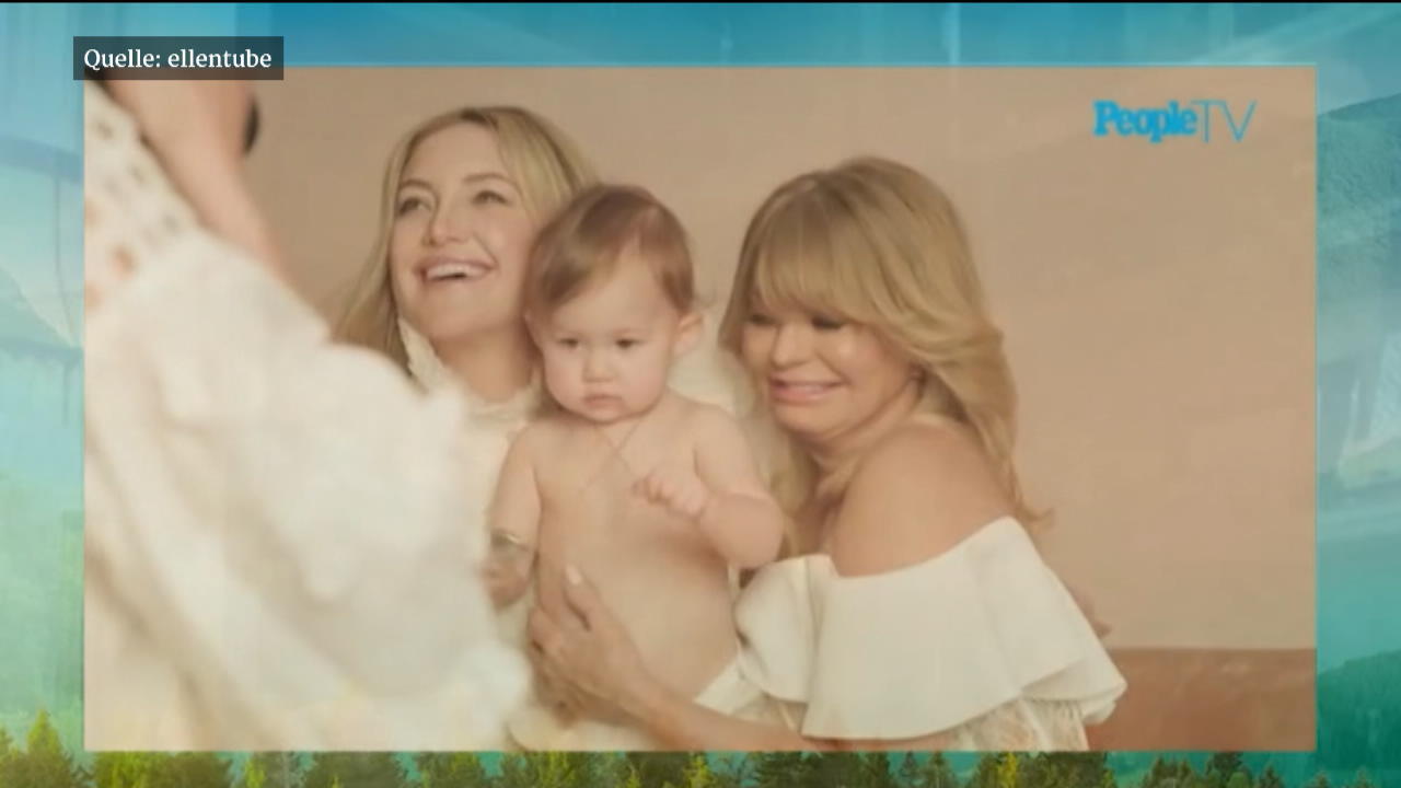 Kate Hudson mit Mama Goldie und Tochter Rani
