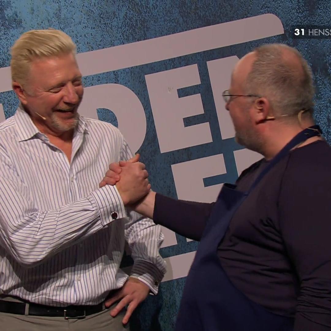 Boris Becker bekommt 10 Punkte von Reiner Calmund