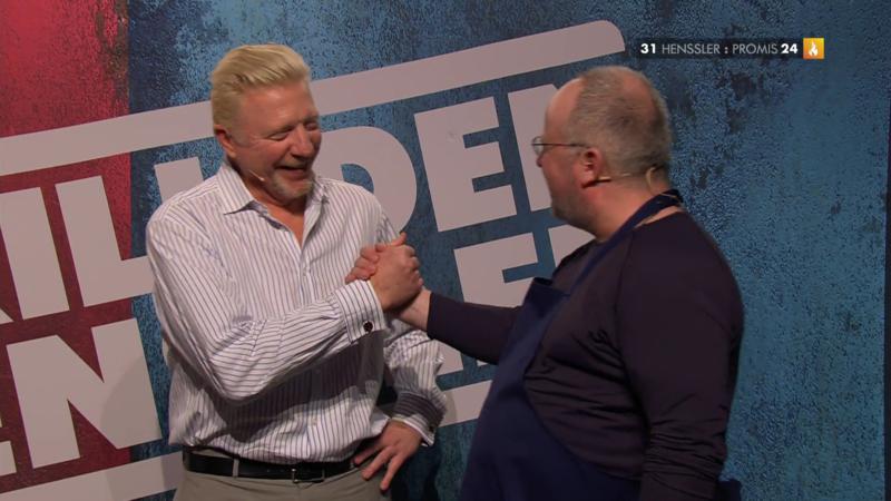 Boris Becker bekommt 10 Punkte von Reiner Calmund