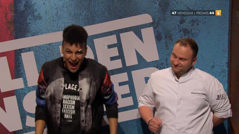 Prince Damien schafft ein Unentschieden gegen Henssler