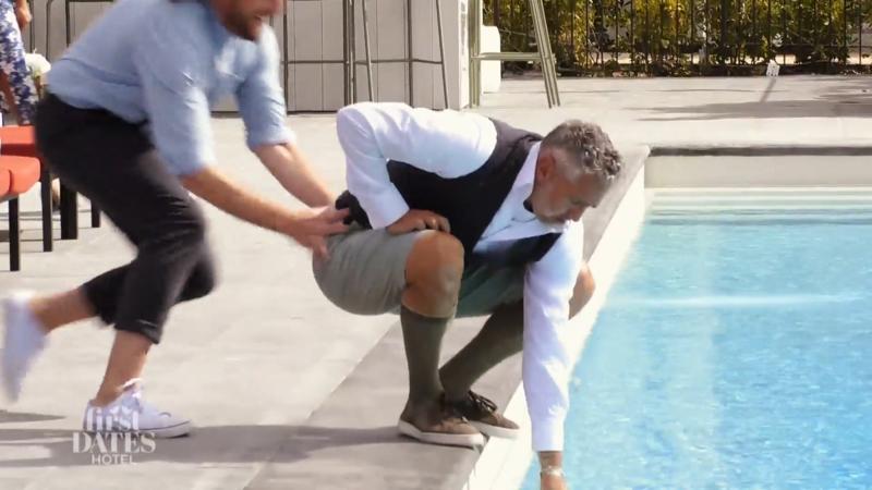 Roland wird nass gemacht