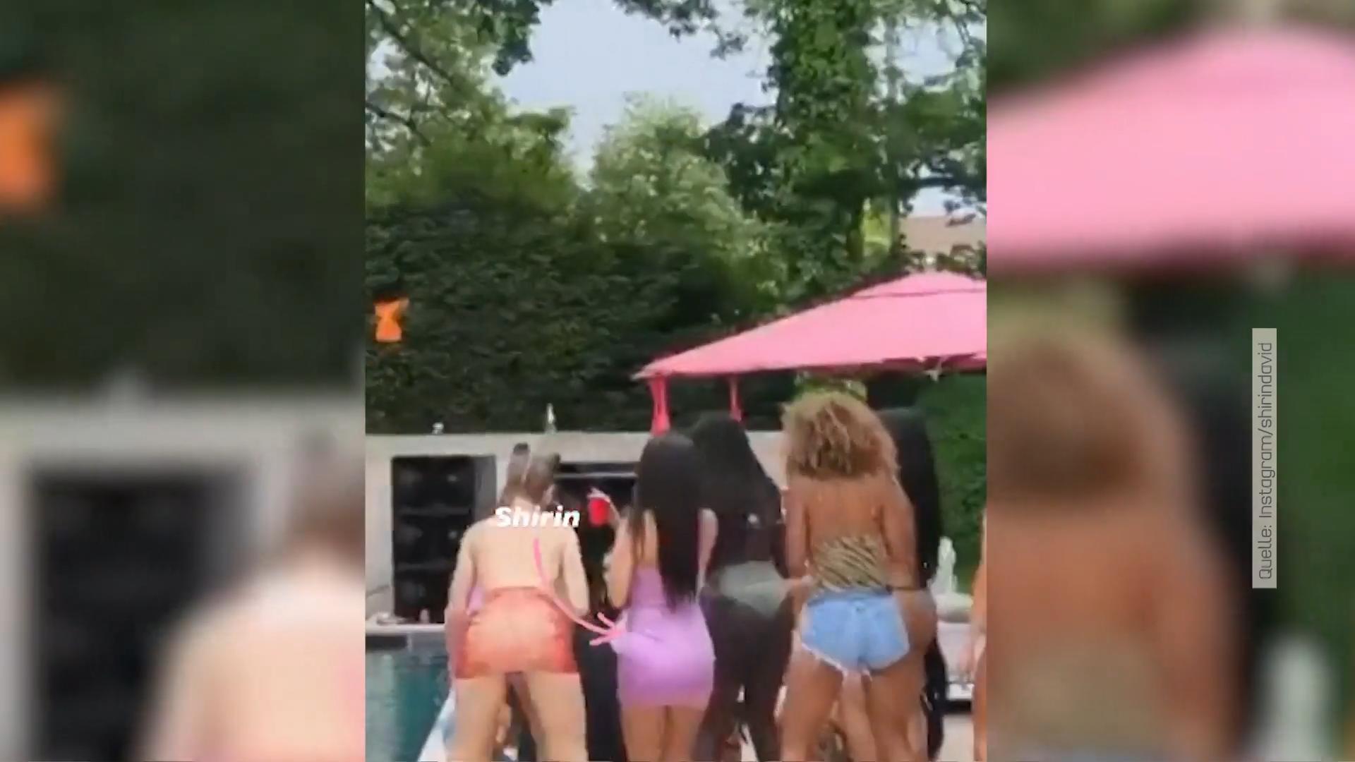 So lässt Shirin David es bei ihrem Videodreh krachen