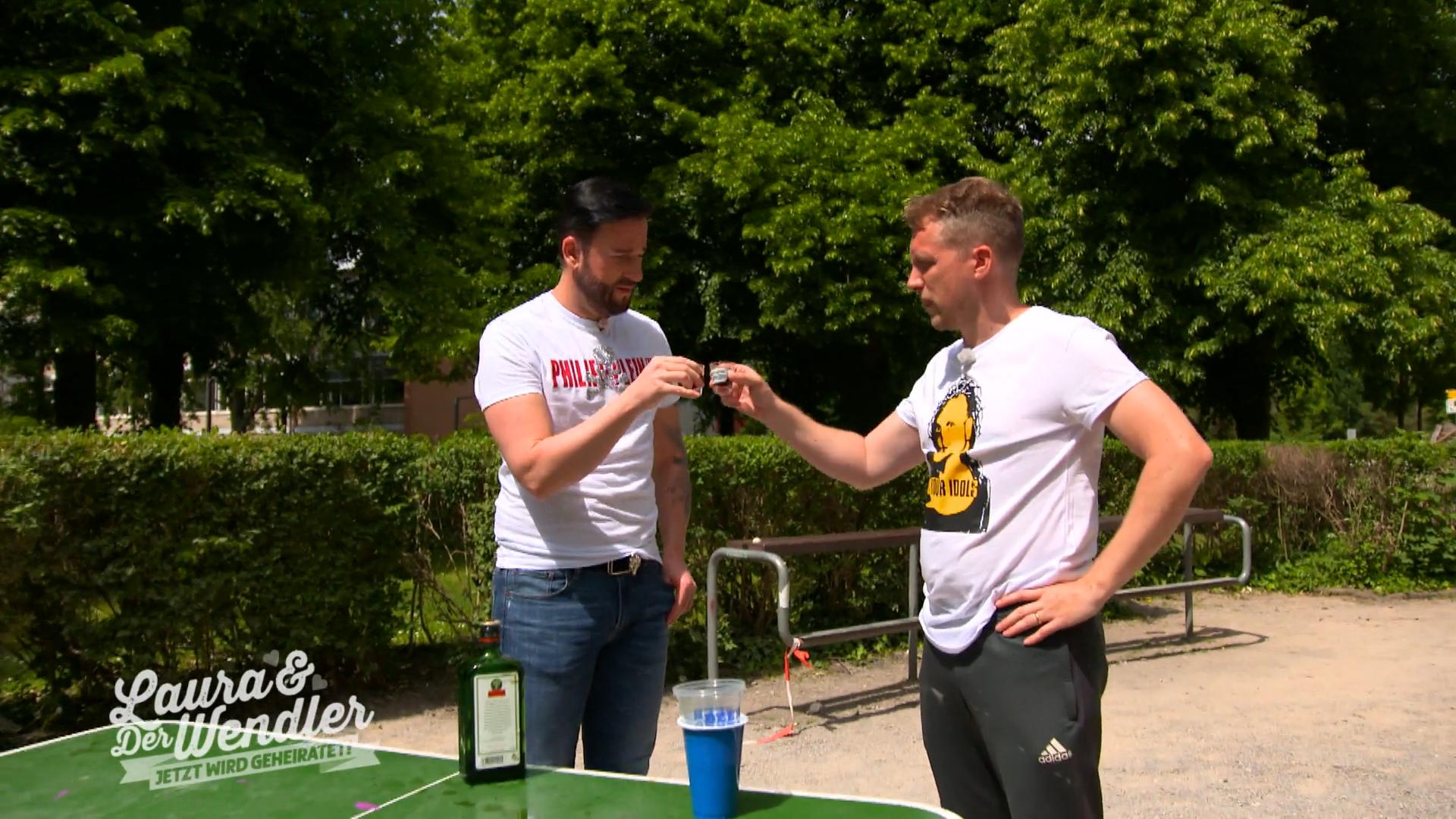 Vatertagstrinken im Park